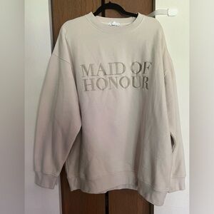 Maid of Honour Crewneck Sweatshirt